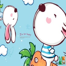 Tranh dán tường Hàn Quốc 3d cho bé cực đẹp tại Hà Nội Kid-004